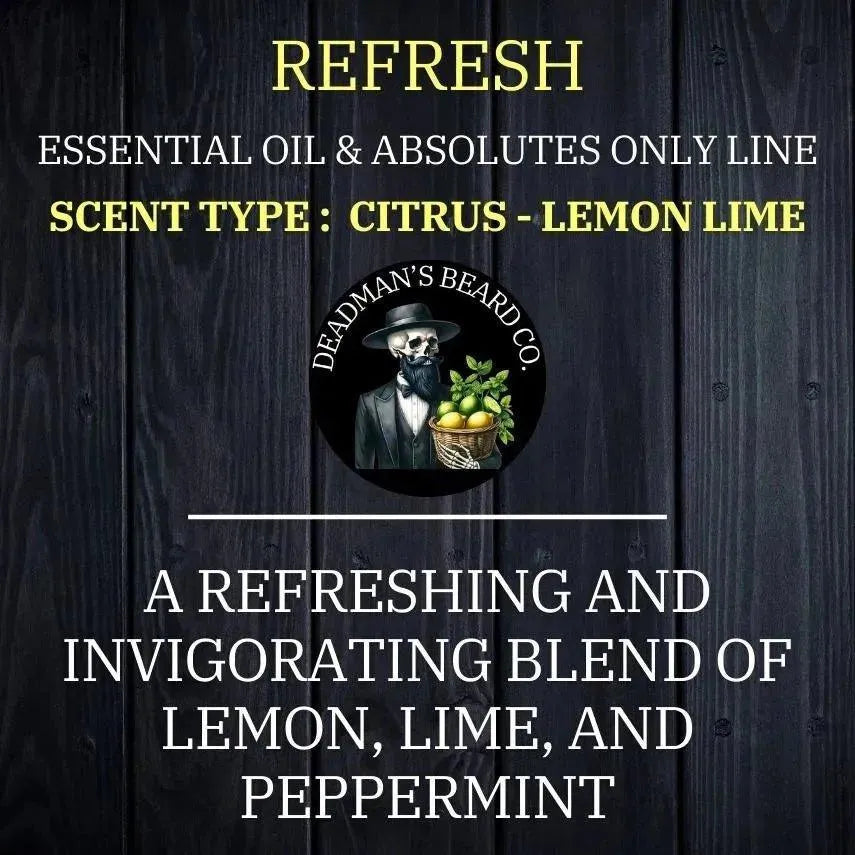 Refresh Beard Oil - Essentials & Absolutes Only - Deadman's Beard Co.