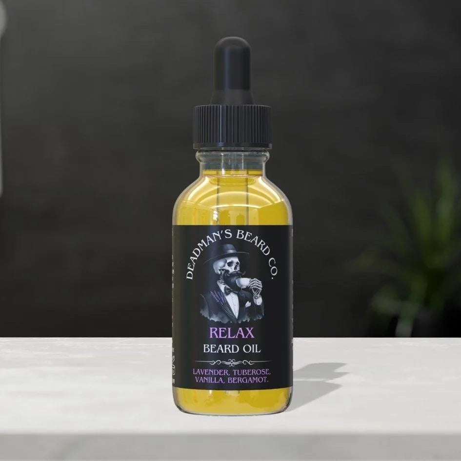 Relax Beard Oil - Essentials & Absolutes Only - Deadman's Beard Co.