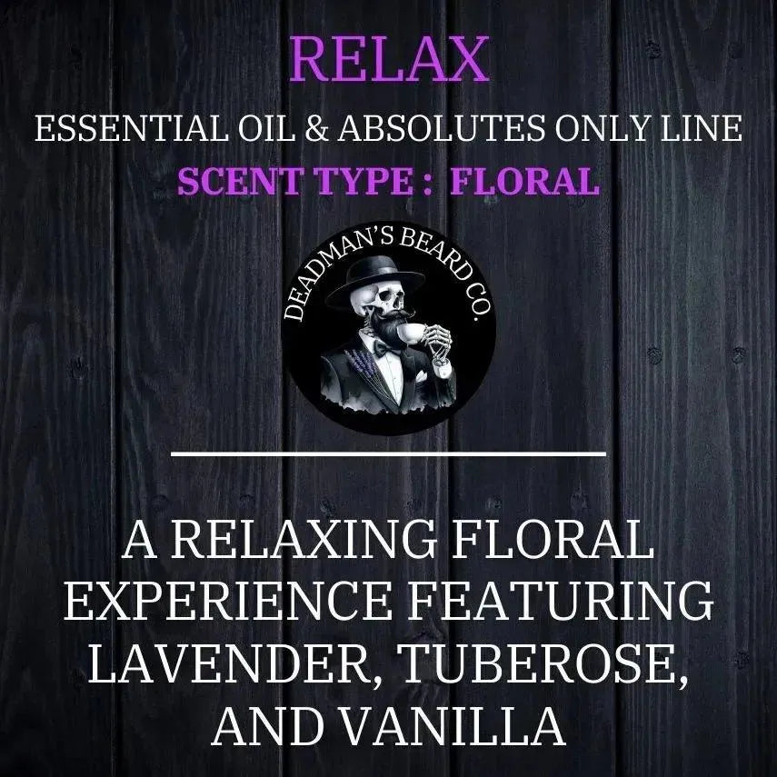 Relax Beard Oil - Essentials & Absolutes Only - Deadman's Beard Co.