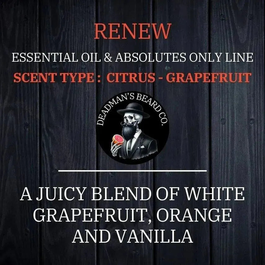 Renew Beard Oil - Essentials & Absolutes Only - Deadman's Beard Co.