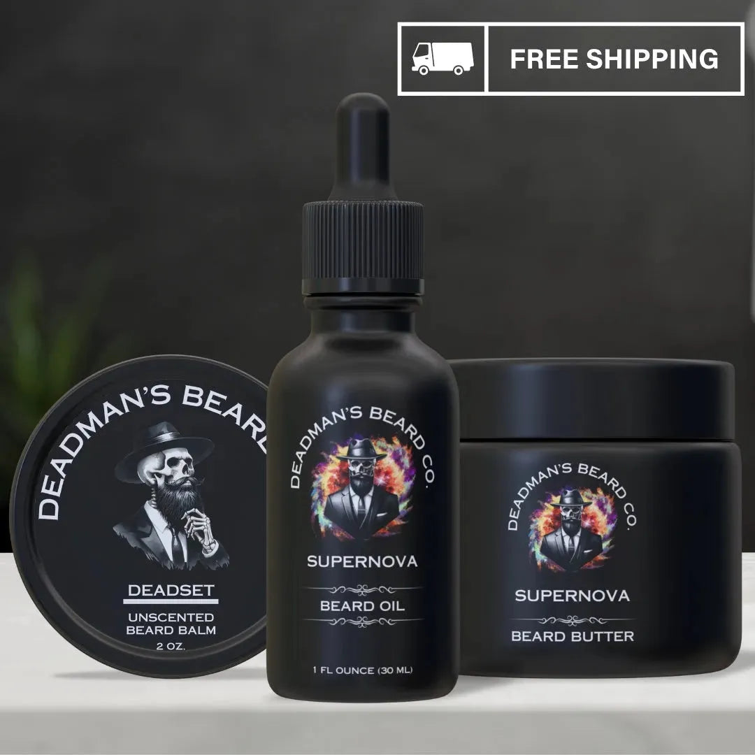 Beard Oil Butter & Deadset Balm Combo Kit - Deadman's Beard Co.